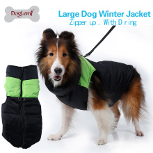 2017 vêtements d&#39;hiver zip-up style nouveau style pour grand chien